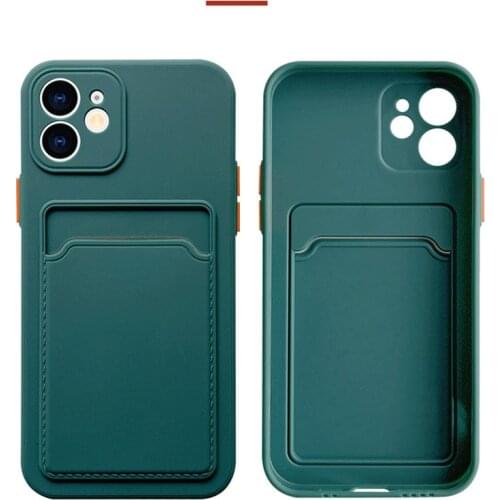 Silicone Shockproof Phone Case For Huawei P30 Pro P40 Lite Mate 30 40 Pro Plus Card Slots Wallet Cases For Huawei Y7P Honor 9C