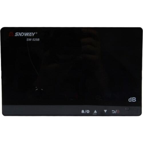 SNDWAY Large Screen digital sound level meter 30~130db Wall hanging noise db meter measuring with USB transfer data storage