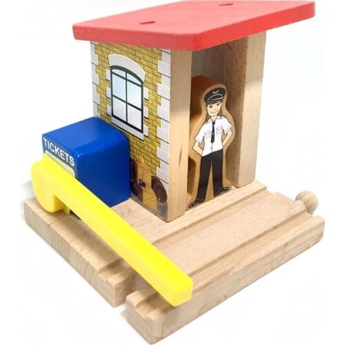 Toll Station Train Track Game Fun Scene Special Track Car Accessories Childrens Educational Car Games Toys P109