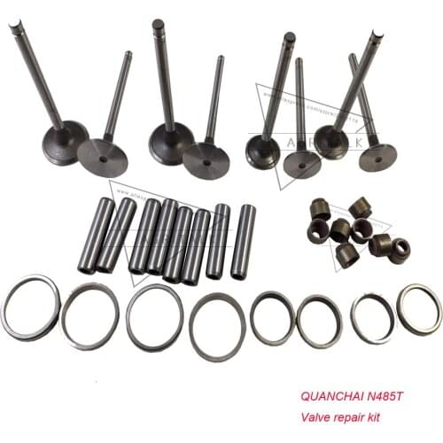 Set of valve kit for Quanchai N485T / QC490T / QC495T engine, part number