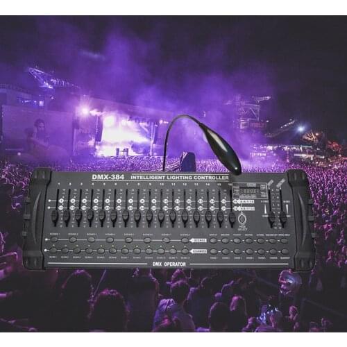 Disco 384 DMX Console/DMX512 Controller For LED Moving Head Light Par Light effects Stage Lighting DJ party lights controller