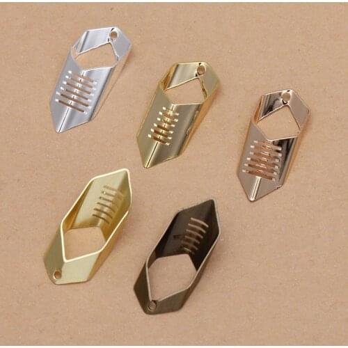 50 Pieces/Lot 11*28mm Metal Copper Charms Manual DIY Jewelry Making Accessories