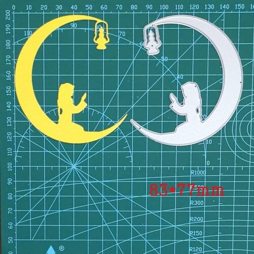 Metal Cutting Dies Women Pray Craft Die mold for DIY Scrapbooking Album Paper Cards Decorative Embossing Knife Blade Die