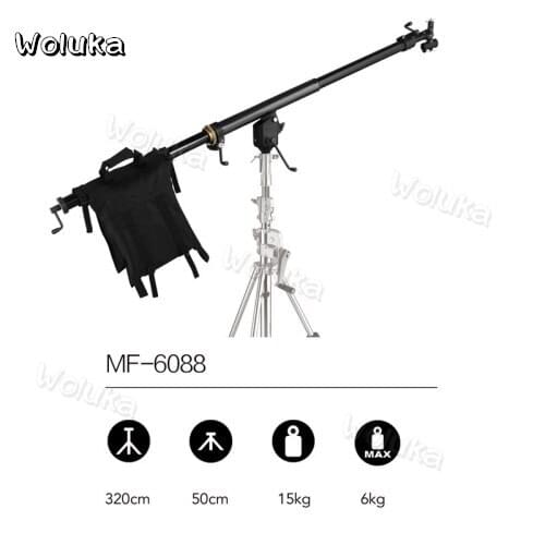 MF-6088 Boom Arm kit sand bag Heavy hand head tilt arm lamp frame send load bag belt roller overhead top lamp rackCD50 T01