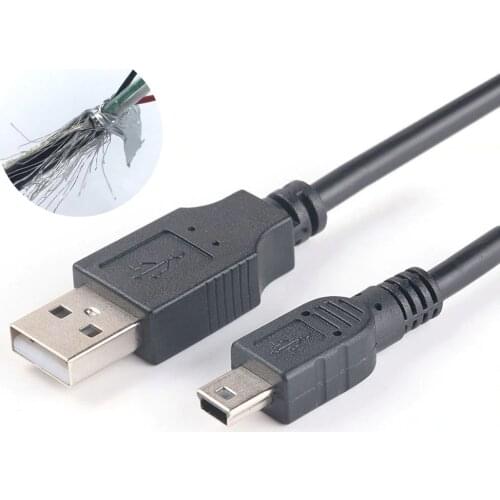 Mini usb cable 3M 1.5M 1M 0.5M 0.2M Mini usb to USB data charger cable for Mp3 Mp4 Camera GPS