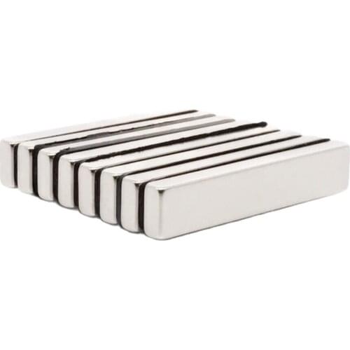 20pcs 50x10x2 50x10x3 50x10x5 50x10x10 mm Strong Powerful Block Square Magnet Craft Model Rare Earth Neodymium Permanent Magnet