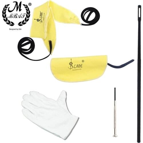 M MBAT Flute Piccolo Maintenance kit Woodwind Instrument Accessories Rod Cleaning Cloth Screwdriver Music Tools for Sax Clarinet