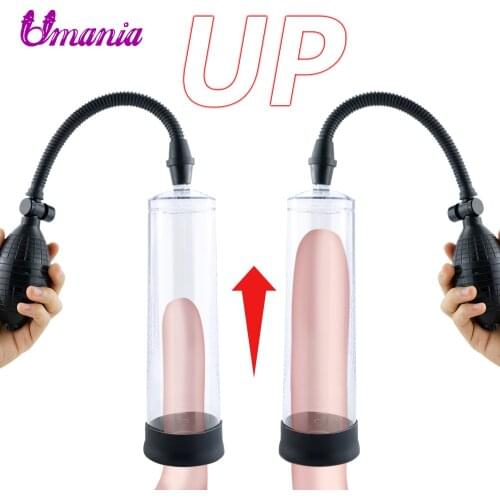 Penis Pump Male Masturbator Penis Enlargement Vacuum Pump Penis Extender Man Sex Toys Enlarger Adult Product for Men Big dick