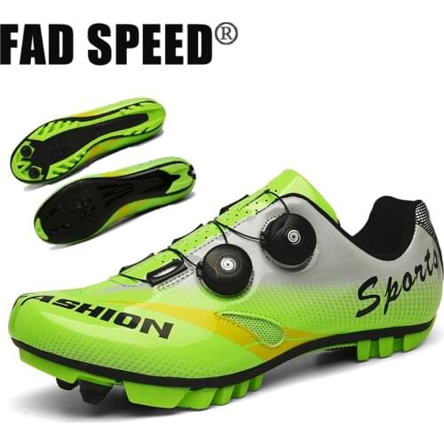 New Luminous Mtb Sneakers Men Women Cycling Shoes Self-Locking Road Mtb Bicycle Sneakers Professional Cushioning Sports Shoes