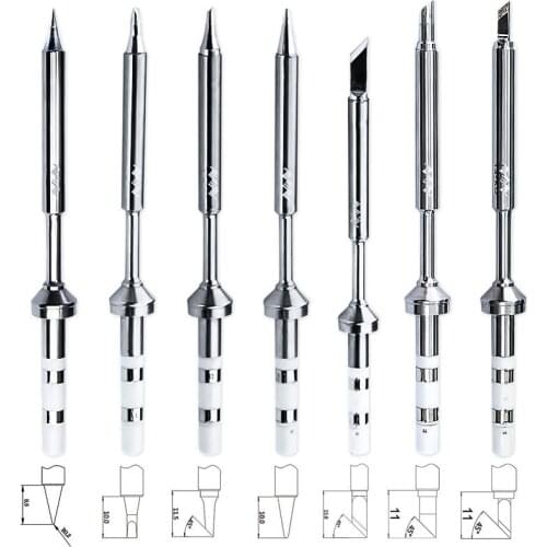 Original TS-K KU B2 I D24 BC2 C4 Soldering Iron Tip Replacement Tip for Mini TS100 Digital Lead Free Electric Soldering Iron