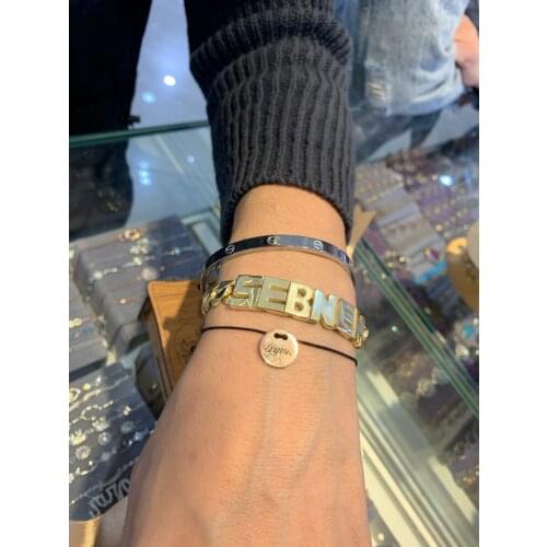 Personalized Moving letter Bracelet