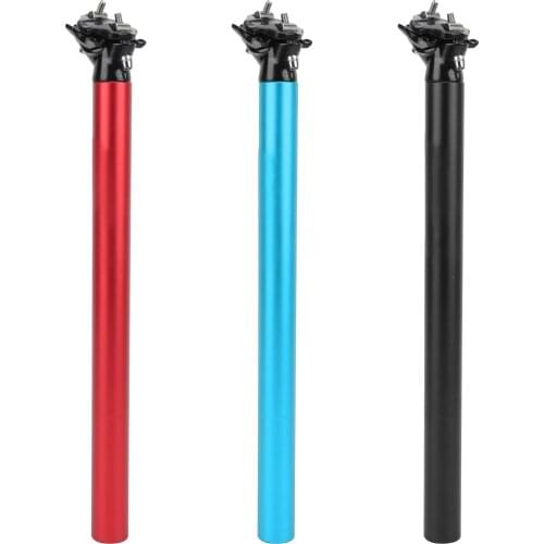 LUNJE 27.2/30.9/31.6mm Bike Seatpost Road Mountain Bike Seat Post Adjustable Aluminum Alloy Bicycle Saddle Post