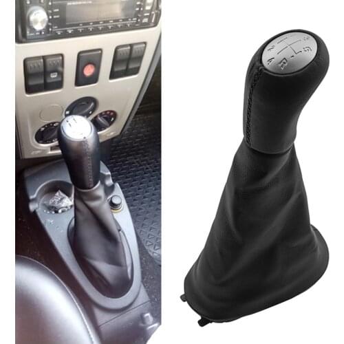 5 Speed Gear Shift Knob Lever Shifter Stick Gaiter Boot Cover Case For Renault Clio 2 II Clio 3 III Megane 2 II Scenic II Kangoo