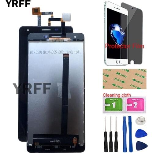 LCD Display Touch Screen For Oukitel K6000 Pro LCD Display Touch Screen Digitizer Assembly Phone Parts Tools Protector Film