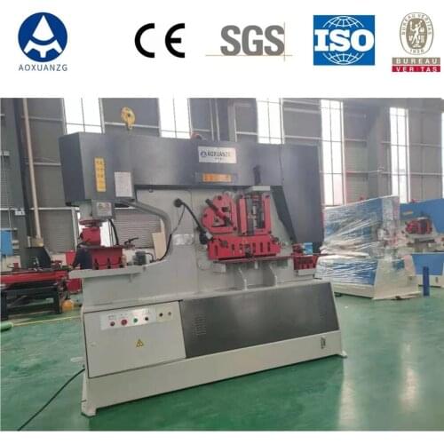 Q35y-16 Steel Shearing And Punching Machine Hydraulic Ironworker Machine