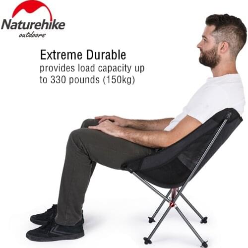 Naturehike Ultralight Portable Outdoor Folding Beach Chair Fold Up Fishing Picnic Chair Foldable Camping Chair Seat