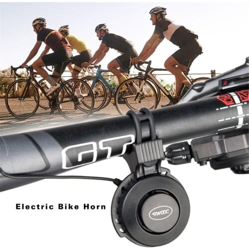 MTB Bicycle Electric Bell USB Charging Bike Electronic Horn Waterproof Outdoor Cycling Accessories Bicycle Bell Riding Equipment