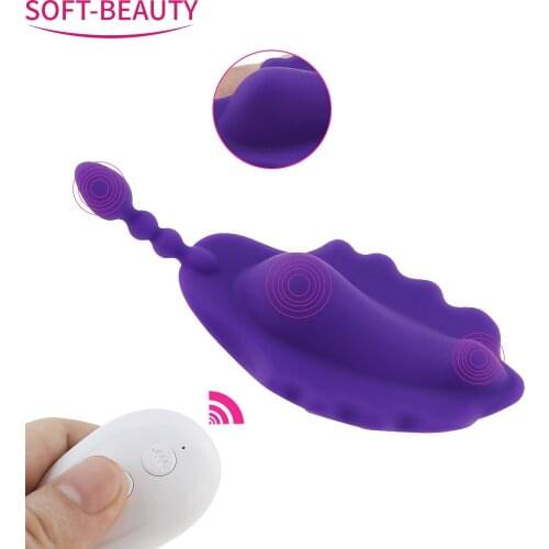 Female Outdoor Wearable Clitoral Vibrator Wireless Remote Control G-spot Vibrator Vaginal Stimulation Female Sex Toys