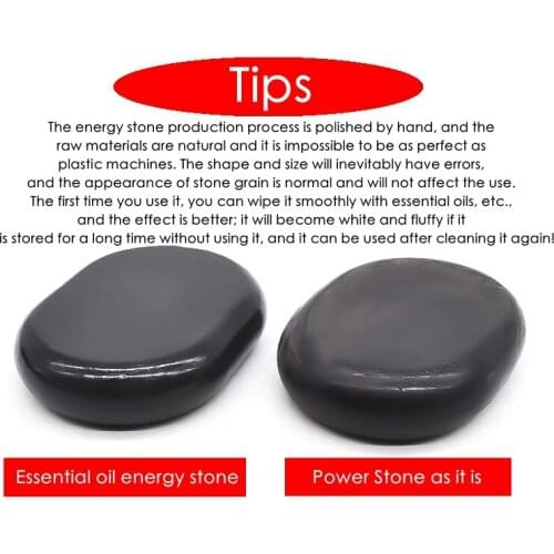 1/2/4Pcs 9Types Professional Energy Power Stone Volcanic Back Compress Basalt Rock Relaxation Essential Oil Massage Tools