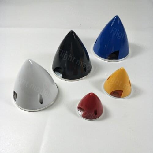 1 Piece 1.5" 1.75" 2" 2.25" 2.5" 2.75" 3" Plastic Prop Spinner With Aluminum Back RC Airplane Spinner