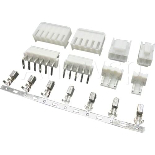 10sets VH3.96 or CH3.96 Connector Straight/Curved needle+ Housing +Terminal 2P/3P/4P/5P/6P/7P/8P/9P/10P/11P/12P
