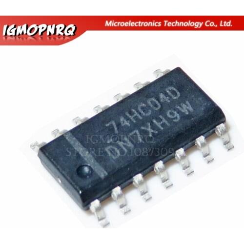 100pcs 74HC04D 74HC04 SN74HC04D SOP-14 Inverters Hex Inverter 2-6V 130 new original