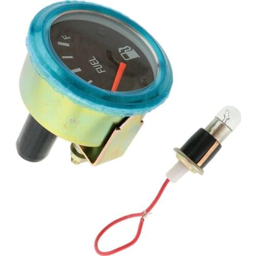 2 Inch / 52mm Mechanical Car Fuel Level Gauge Monitor, E-1/2-F 12V DC