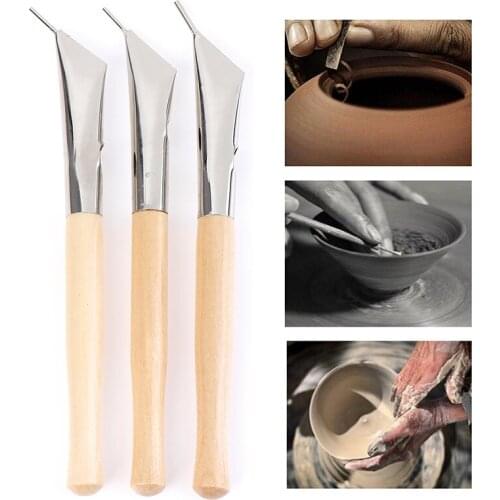 3 pieces / set of hand crafts batik brush art tools 3 pieces of clay carving DIY tools high quality