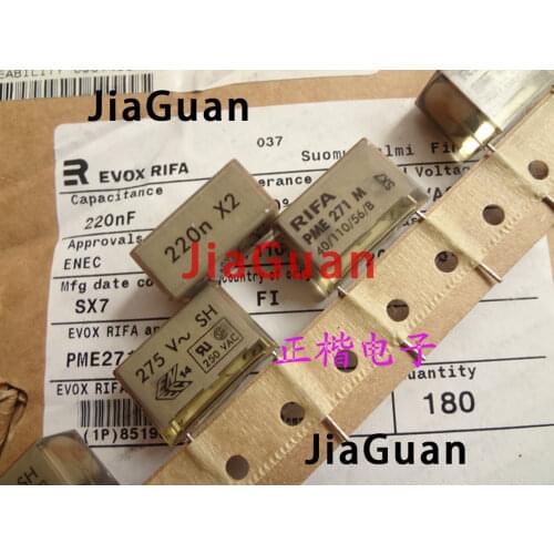 6PCS NEW KEMET RIFA PME271 0.22UF 220NF 275VAC PCM22 Safety Film Capacitors PME271M 224/275VAC 0.22U 220N275V