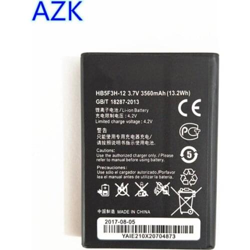 AZK HB5F3H battery use for Huawei E5372T E5775 4G LTE FDD Cat 4 WIFI Router 3560mAh HB5F3H-12