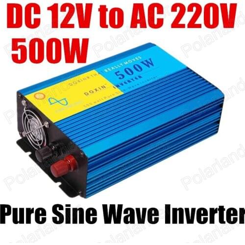 Car Power inverter 500W Pure Sine Wave DC 12V TO AC 220V 50HZ Converter new arrival high quality