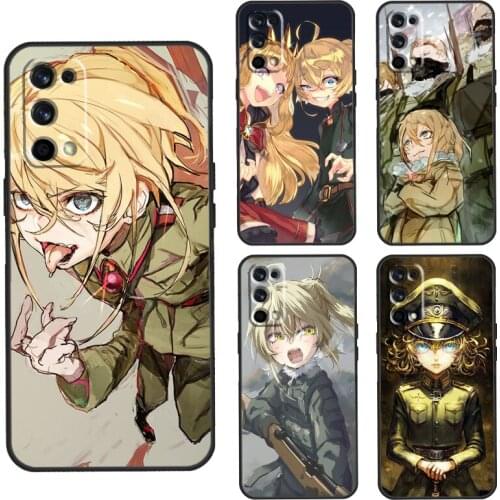 Saga of Tanya the Evil Case For Realme 8 Pro C3 C11 C21 GT Q3 6 7 Pro Funda For OnePlus 9 Pro 7 8 Pro 7T 8T Nord