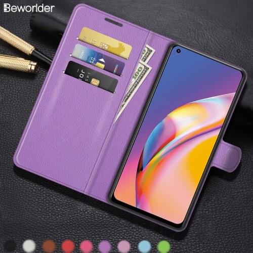 For Oppo K9 F15 F17 F19 Pro Plus Cases Covers Flip Wallet Card Slots PU Leather Case For Oppo A94 A91 A74 A73 A72 A55 A54 Case
