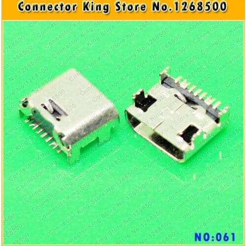 ChengHaoRan 100PCS Best price brand new 7-pin Micro USB Jack for Samsung I9082 I8558 I9152 I879 869 I8852 7p,MC-061