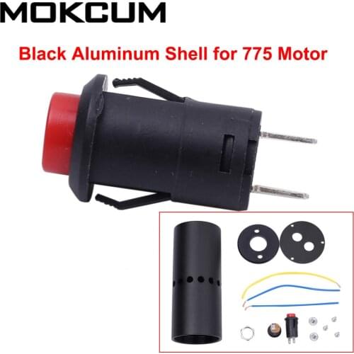 DC 12V 24V 775 Motor 11000-24000rpm 4.5kg Torque Ball Bearing Motor Electric Drill Shell Aluminum Shell for 775 Motor DIY Tools