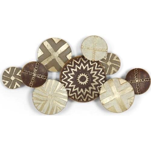 European Style Exotic Living Room Sofa Background Wall Decoration Bedroom Pendant Wall Decoration Wrought Iron Wall Decoration