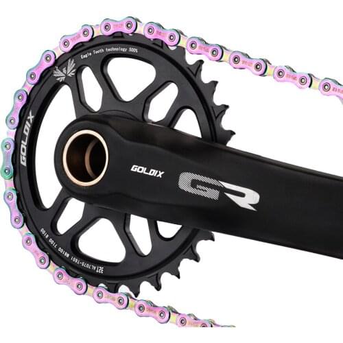 GOLDIX mountain bike 32T34T36T38T40Tis suitable for SHIMANO M7100 8100 9100 12S eagle tooth wide and narrow sprocket chain wheel