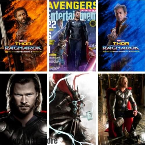 Canvas Painting Wall Art Thor 3 Marvel Movie Superhero Posters and Prints Room Decor Pictures Living Nordic Home Decoration