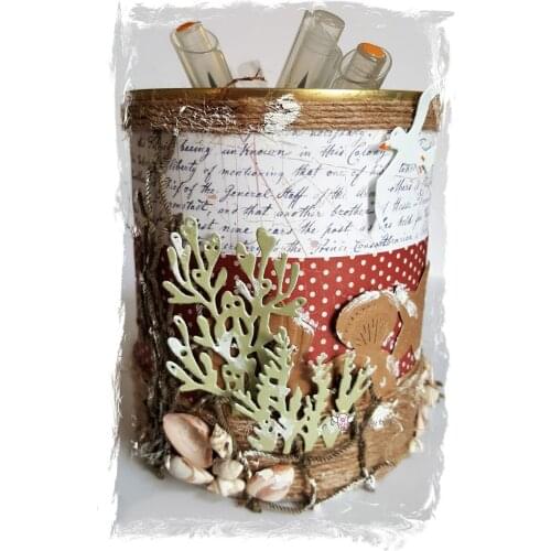 Mmao Crafts Metal Steel Cutting Dies New Water grass decoration Stencil For DIY Scrapbooking Paper/photo Cards Embossing Dies