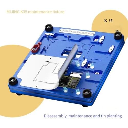 MJ K35 Universal Mobile Motherboard Holder For IPhone 12/12PRO/12PRO MAX/12MINI 4 IN 1 Logic Board IC Chip BGA Repair Fixture