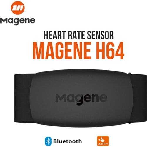 Magene H64 Heart Rate Monitor Fitness Outdoor Bluetooth 4.0 ANT+ Heart Rate Sensor with Chest Strap Waterproof For Wahoo Garmin