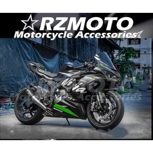 New ABS Plastic Shell Motorcycle Fairing kit Fit For Kawasaki Ninja ZX6R 636 ZX-6R 2019 Bodywork Set Custom Black Matte