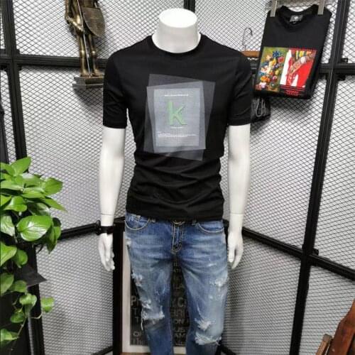 Oukaboni Short Sleeve T-shirts For Men