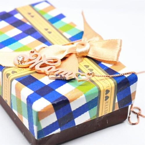 Name Custome Necklace With Birthday Stone Pretty Personalized Nameplate Pendent With Heart Fashion Jewelry for women