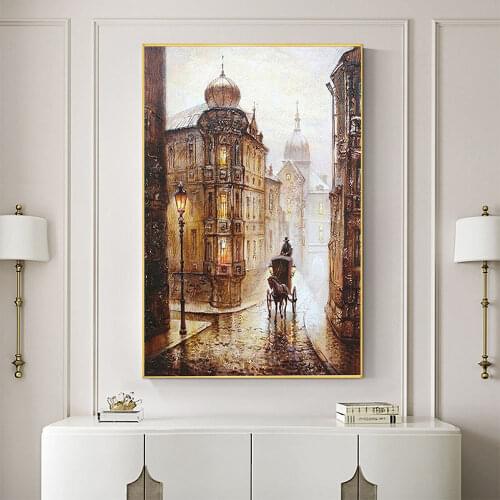 Landscape Scenery DIY 11CT Cross Stitch Embroidery Kits Craft Needlework Set Cotton Thread Printed Canvas Home Room