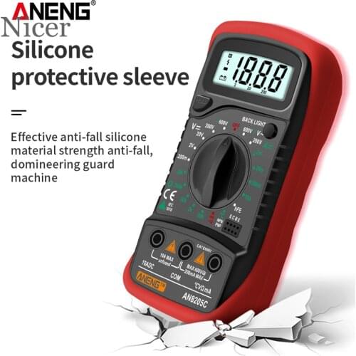 Portable Smart Digital Multimeter 1999 Counts Automatic Multimeter Tester Multimetro Digital Profesional Usb Tester White Light