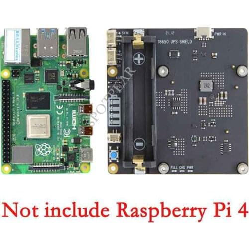 Raspberry Pi 4 Model B 4B Lithium Battery 18650 UPS Expansion Board X703 V1.2 uninterruptible power Module