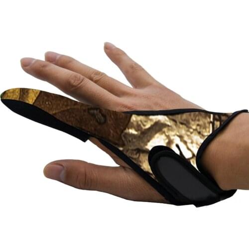 Fishing Glove Non-Slip Breathable Fingertip Sleeve Casting Protector Outdoor Accessories Pattern Random