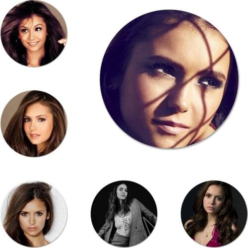 58mm The Vampire Diaries Nina Dobrev skin thin Badge Brooch Pin Accessories For Clothes Backpack Decoration gift