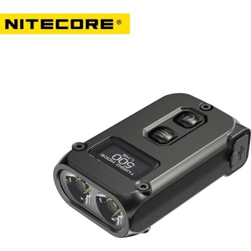 NITECORE TINI2 500 Lumens OLED Smart Dual-Core Key Light, APC Sleep Technology, Long Standby, Using USB Type-C Charging